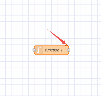 Image showing the Node indicating error